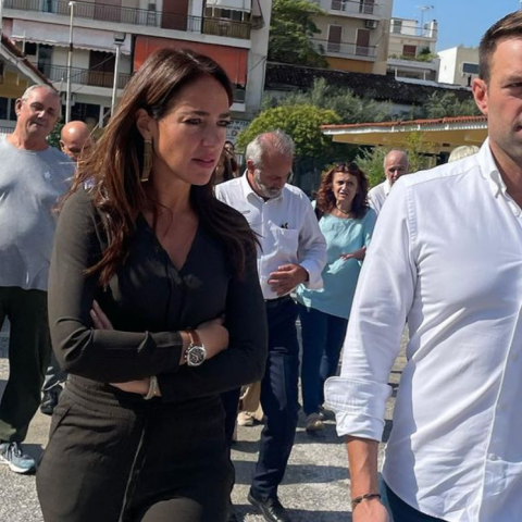 Η Δ. Μιχαηλίδου υποδέχθηκε στο σχολείο ΑμεΑ τον Στ. Κασσελάκη αλλά εκείνος την έκοψε από το βίντεό του