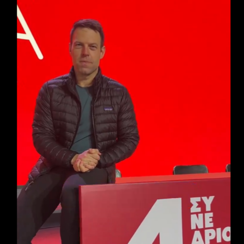 Ο πρόεδρος του ΣΥΡΙΖΑ, Στέφανος Κασσελάκης