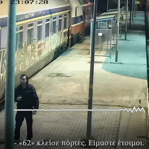 Βίντεο ντοκουμέντο πριν τη πολύνεκρη σύγκρουση των δύο τρένων στα Τέμπη