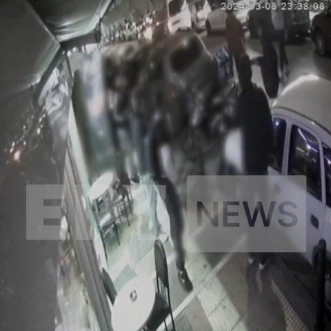 Στιγμιότυπο από βίντεο ντοκουμέντο μετά τον πυροβολισμό κατά 35χρονου στον Άγιο Παντελεήμονα