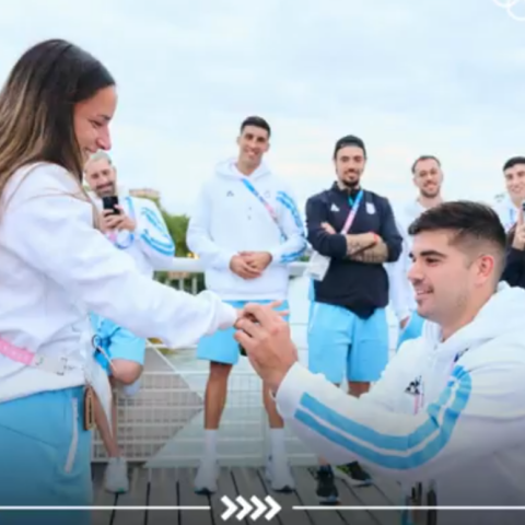 Η στιγμή της πρότασης γάμου στους Ολυμπιακούς Αγώνες του 2024