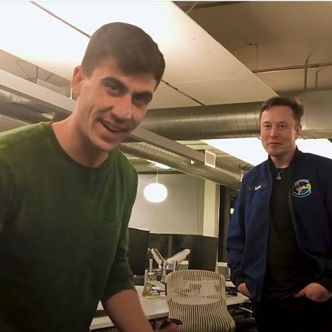 Έλον Μασκ και Φειδίας Παναγιώτου