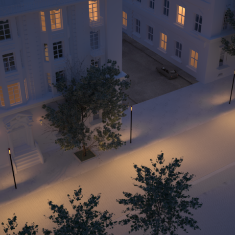 Νέος φωτισμός και παρεμβάσεις στη Διονυσίου Αρεοπαγίτου 