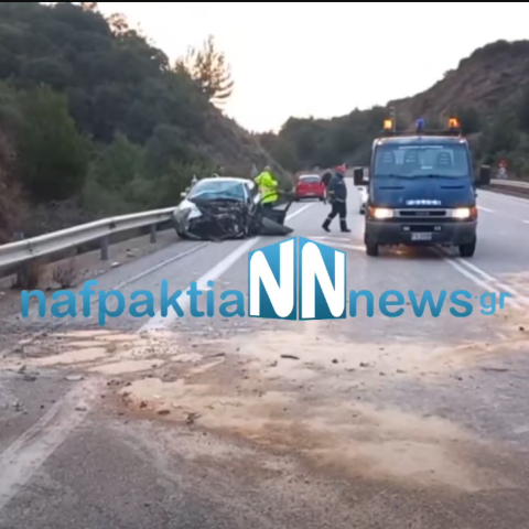 Τροχαίο δυστύχημα στη Ναύπακτο