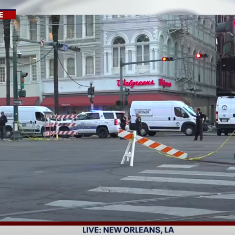 Το σημείο του μακελειού στη Νέα Ορλεάνη