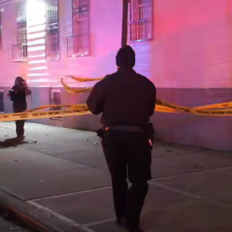 Το σημείο των πυροβολισμών στο Κουίνς της Νέας Υόρκης