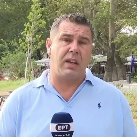 Ο δημοσιογράφος της ΕΡΤ, Βασίλης Σιώμος