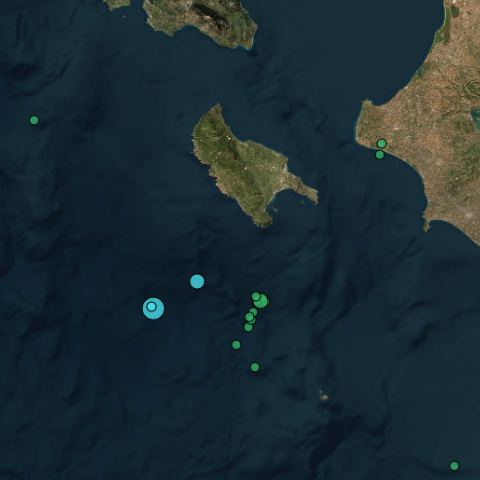 Διπλός σεισμός τώρα στη Ζάκυνθο
