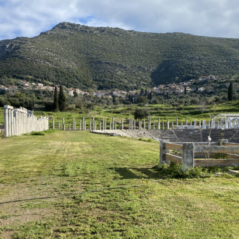 Άποψη του αρχαιολογικού χώρου της Αρχαίας Μεσσήνης 