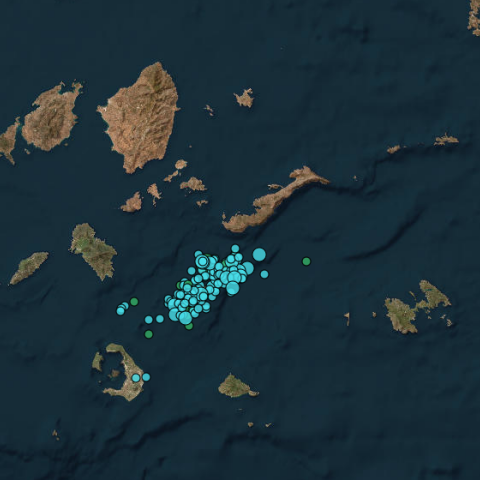 Σεισμός τώρα ανοιχτά της Αμοργού