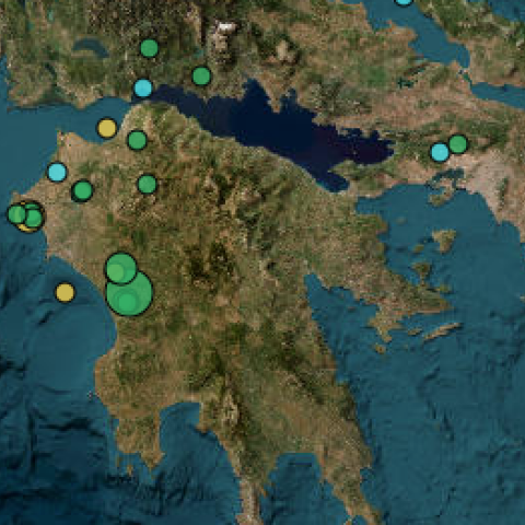 Ισχυρός σεισμός τα ξημερώματα στην Ηλεία