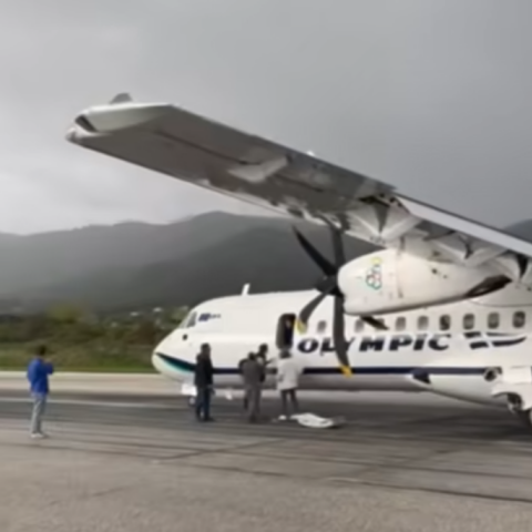 Μυτιλήνη: Συναγερμός για λανθασμένη ένδειξη φωτιάς σε κινητήρα αεροσκάφους	