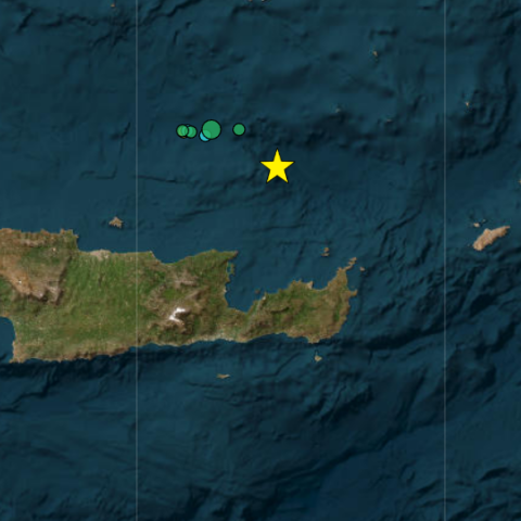 Πολύ ισχυρός σεισμός τώρα στην Κρήτη - Αισθητός και στην Αττική