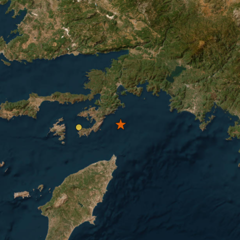 Ισχυρός σεισμός 5,8 Ρίχτερ ανοιχτά της Ρόδου