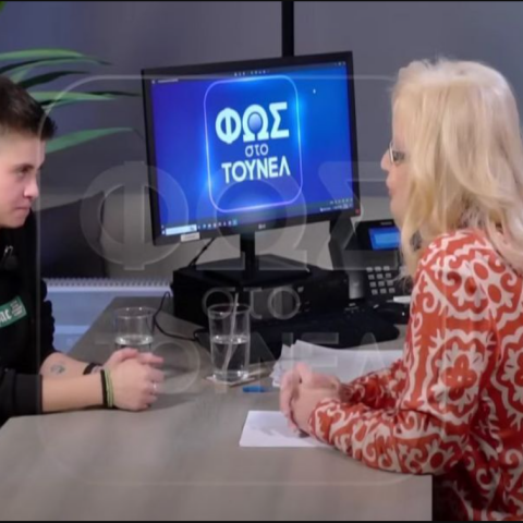 Η Αγγελική Νικολούλη με την Ειρήνη Μουρτζούκου