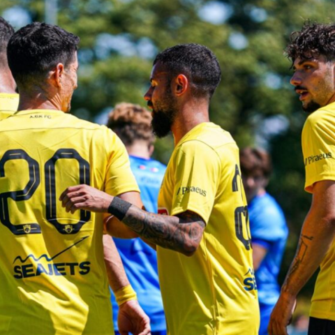 Παίκτες της ΑΕΚ στην προετοιμασία της ομάδας