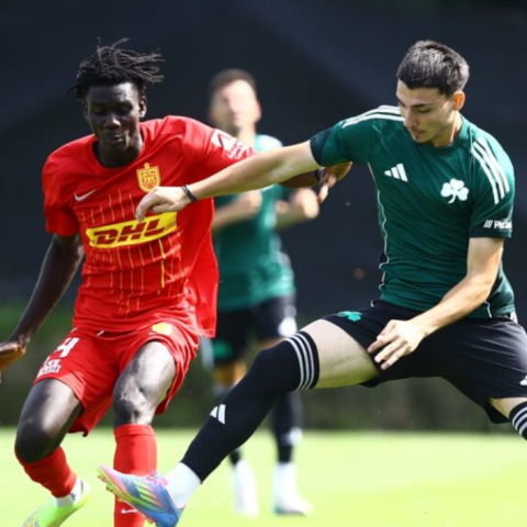 Στιγμιότυπο από το φιλικό προετοιμασίας του Παναθηναϊκού κόντρα στη Νόρτζελαντ