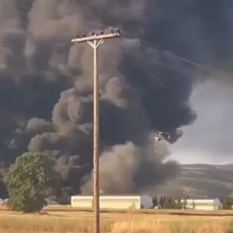 Φωτιά σε εργοστάσιο ανακύκλωσης στην Αλεξανδρούπολη