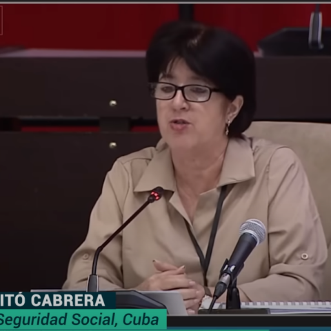 Η υπουργός Εργασίας της Κούβας