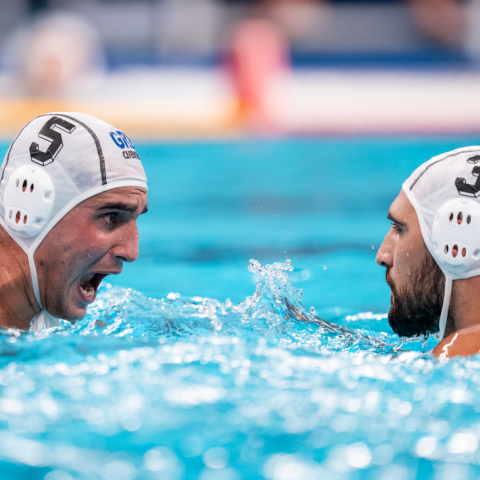 Στιγμιότυπο από τον αγώνα Ισπανία-Ελλάδα