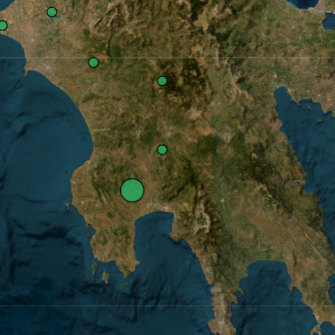 Ισχυρός σεισμός τώρα στη Μεσσήνη