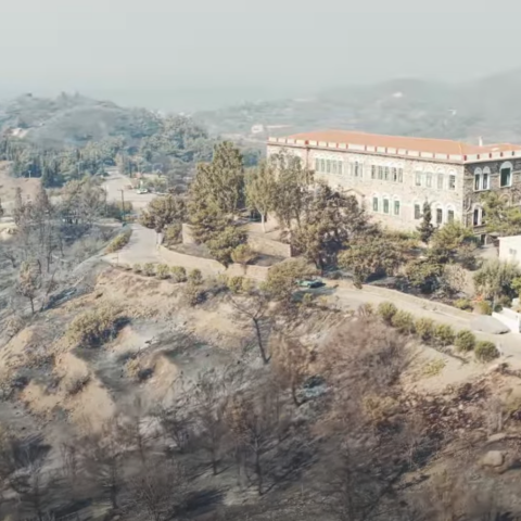 Χίος: Βίντεο από drone δείχνει τις καμένες εκτάσεις σε Βολισσό και Λιμνιά