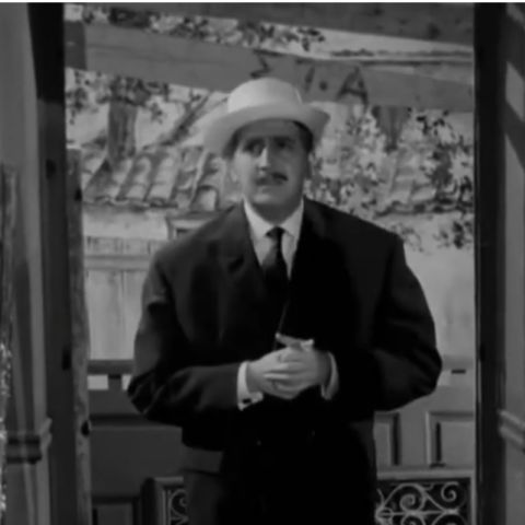 Ο Γιώργος Κωνσταντίνου σε σκηνή από την ταινία «Η δε γυνή να φοβήται τον άνδρα»