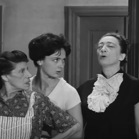 Σκηνή από την ταινία Ο Θησαυρός του Μακαρίτη