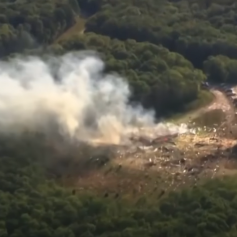 Το σημείο της έκρηξης - εγκατάστασης πυρομαχικών