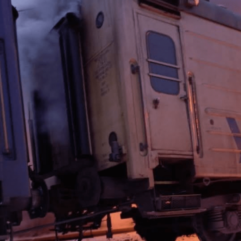 Τρένο που χτυπήθηκε από ρωσικά drones στο Χάρκοβο