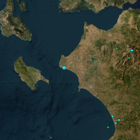 Σεισμός τώρα στην Κυλλήνη