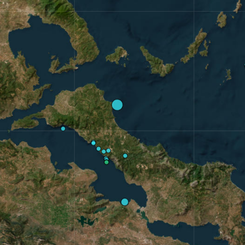 Σεισμός τώρα στην Εύβοια - Αισθητός και στην Αττική