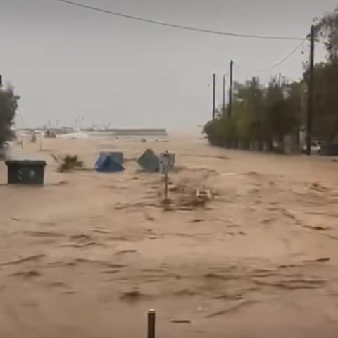 Κακοκαιρία σε Σκιάθο και Πήλιο