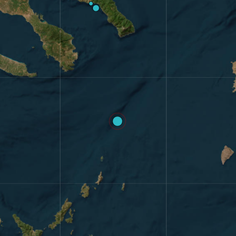 Ισχυρός σεισμός τώρα ανοιχτά της Σιθωνίας