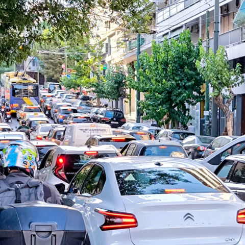 Κίνηση τώρα στους κεντρικούς οδικούς άξονες του λεκανοπεδίου