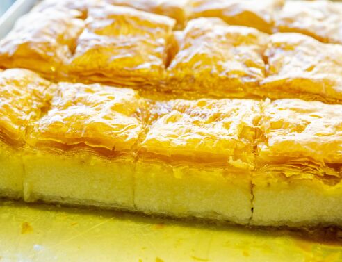 Αθηναϊκό Γαλακτομπούρεκο Τριανταφύλλου