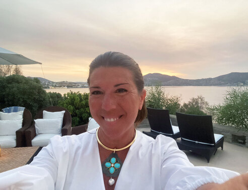 H Stellene Volandes, editor in chief του περιοδικού Town and Country