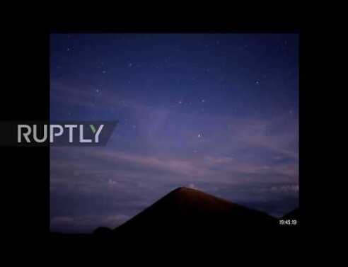 To εντυπωσιακό timelapse video από την έκρηξη του ηφαιστείου Κιλαουέα στη Χαβάη