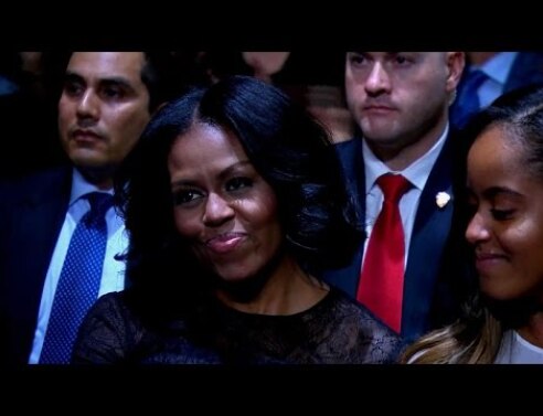 Τα δάκρυα του προέδρου Ομπάμα στην αποχαιρετιστήρια ομιλία του (εικόνες, video)