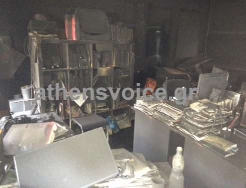 Η ΟΑΚΚΕ καταδικάζει τον εμπρησμό της Athens Voice