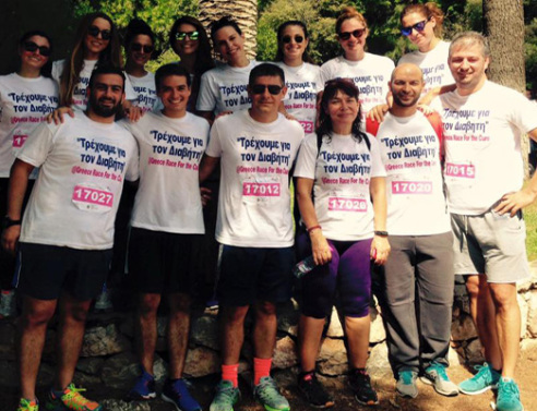 Βασίλης Τσιατσιάμης: Ομάδα «Τρέχουμε για τον Διαβήτη»