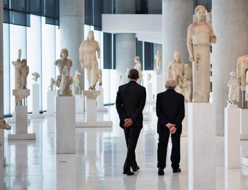 Ο POTUS στην Ακρόπολη