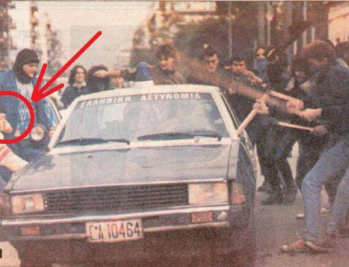 Ο… «αγωνιστής» Τσίπρας σπάζει περιπολικό της ΕΛ.ΑΣ!!!