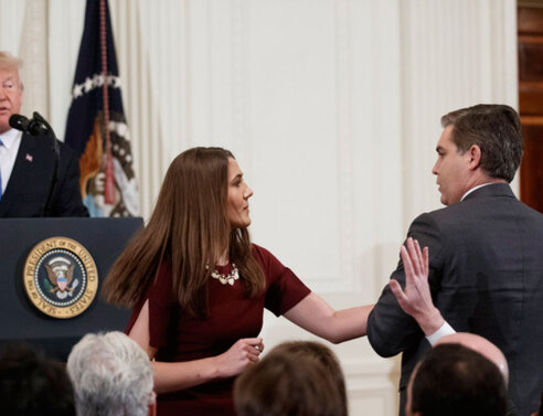 Τραμπ σε δημοσιογράφο: «Είσαι αγενής, απαίσιος» - Απίστευτες σκηνές στον Λευκό Οίκο (video)