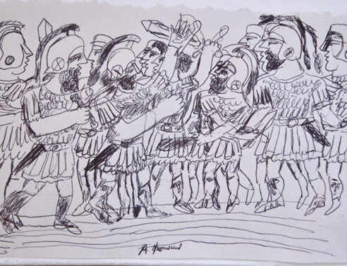 Αλέκος Φασιανός, Μαραθώνιο, μετάλλιο