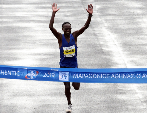 37ος Αυθεντικός Μαραθώνιος Αθήνας: Νικητής ο Τζον Κιπκορί Κόμεν