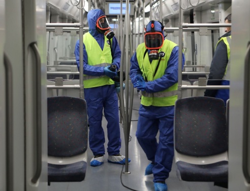 Απολυμάνσεις από εξειδικευμένα συνεργεία σε οχήματα του ΟΑΣΑ στο πλαίσιο της εντατικοποίησης των μέτρων για τον περιορισμό της εξάπλωσης του κορωνοϊού