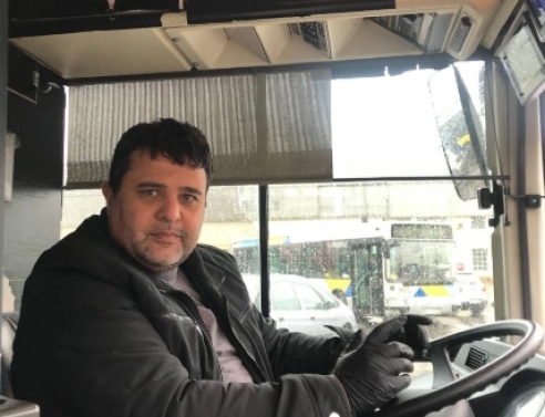 Άρης Νικολάου,οδηγός αστικού λεωφορείου