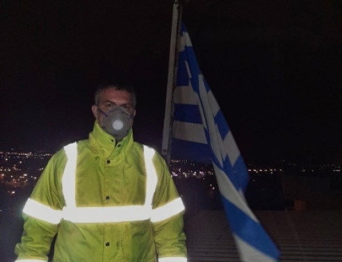 Μιχάλης Παΐδας,καθαριστής του δήμου Αγίας Παρασκευής