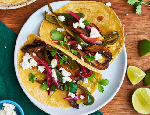 Tacos με μανιτάρια